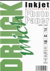 Druck Mich Photopapier matt 130g/qm zweiseitig beschichtet, A4