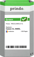 Prindo Green Refillpatronen fuer Canon CL-546XL color