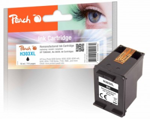 Peach Druckkopf schwarz kompatibel zu HP No. 303XL bk, T6N04AE