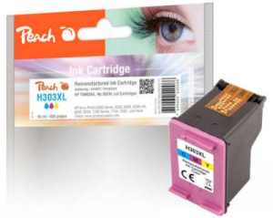 Peach Druckkopf color kompatibel zu HP No. 303XL C, T6N03AE